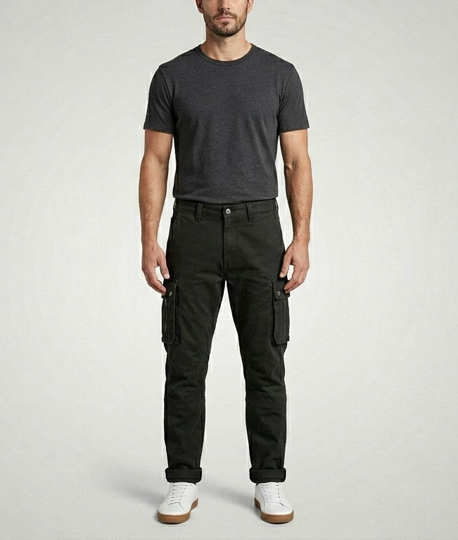 Men's Premium Cargo Trousers - Multi Pocket Casual Wear
