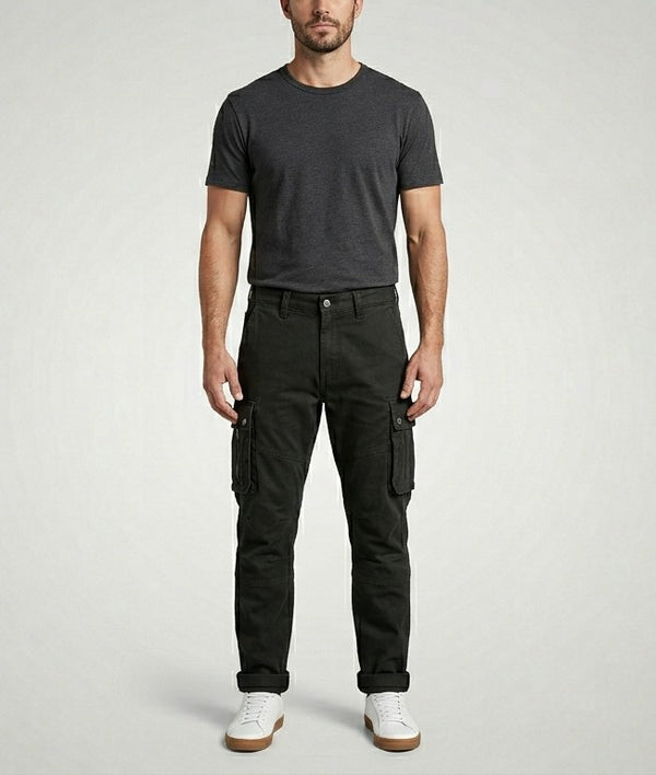 Men's Premium Cargo Trousers - Multi Pocket Casual Wear