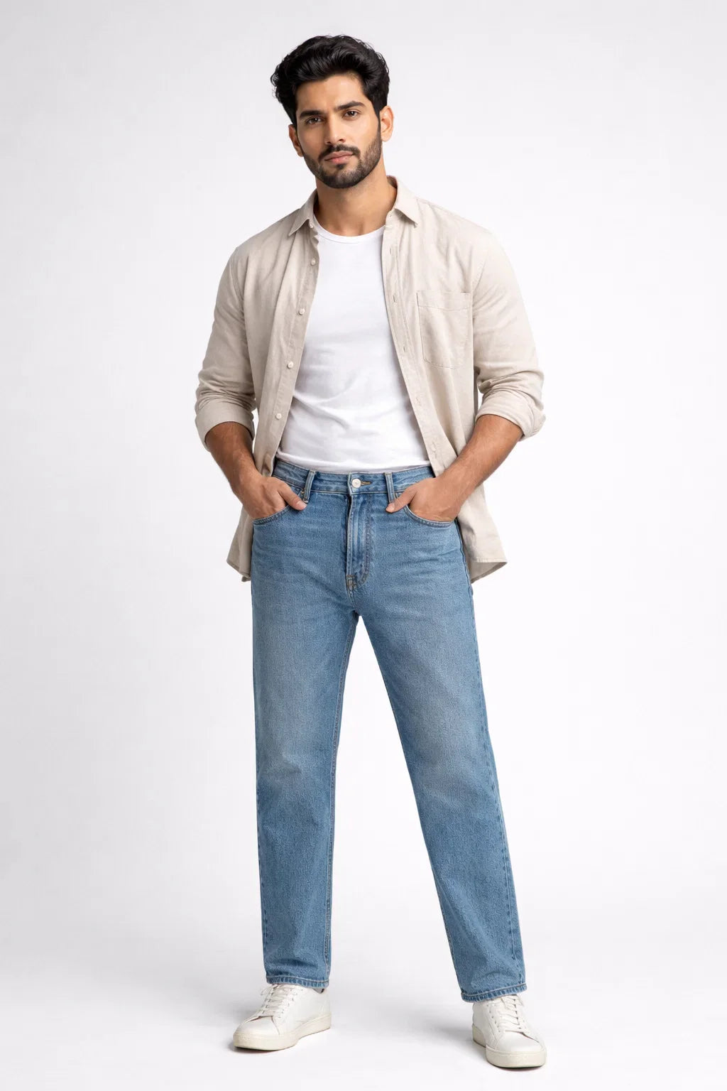 Straight Stretchable Denim – ZARA